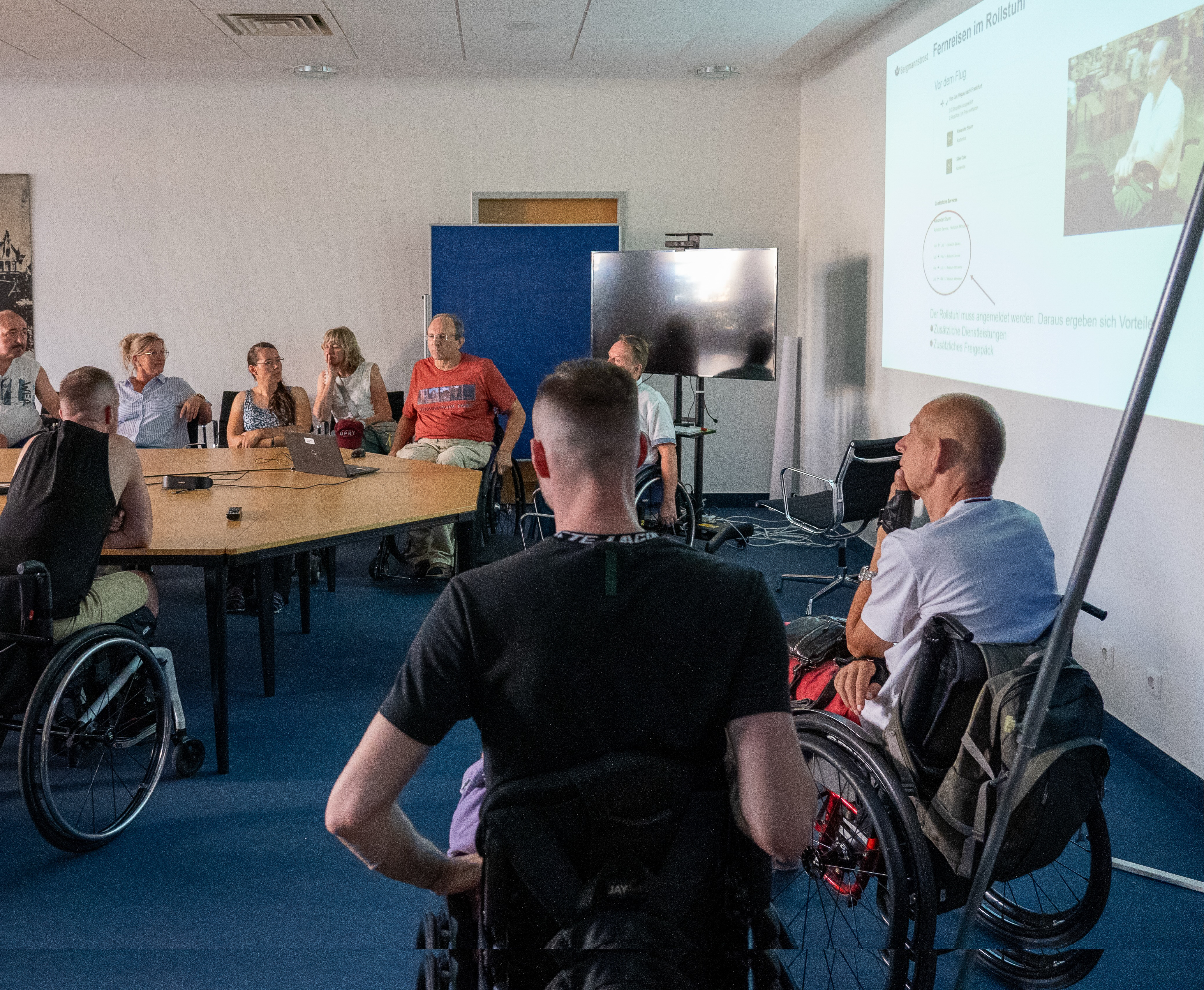 Vortrag „Flugreisen im Rollstuhl“